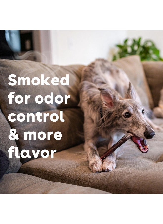 pupford Pupford Thick Bully Sticks for Dogs & Puppies, Smoked for Improved Smell, Natural, Long-Lasting, Single Ingredient Chews for Small & Medium Breeds (6", 10 Count)  - Image 5