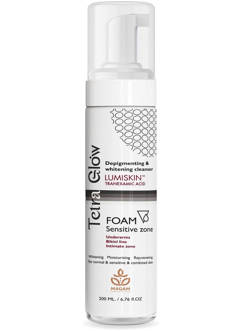 Maqam Tetra Glow Sensitive Zone Foam Cleanser 200 Ml  - Image 1