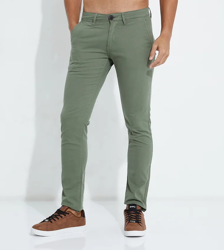 BEVERLY HILLS POLO CLUB High Waist Skinny Fit Trousers