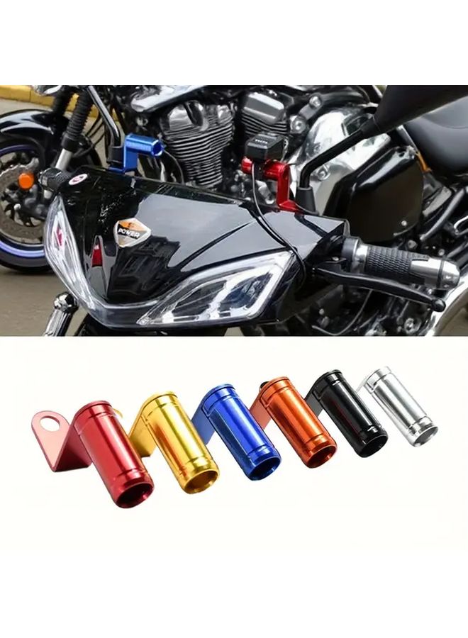 Blue Aluminum Alloy Rearview Extension Bracket for Electric Vehicles Motorcycles Scooters - Image 4
