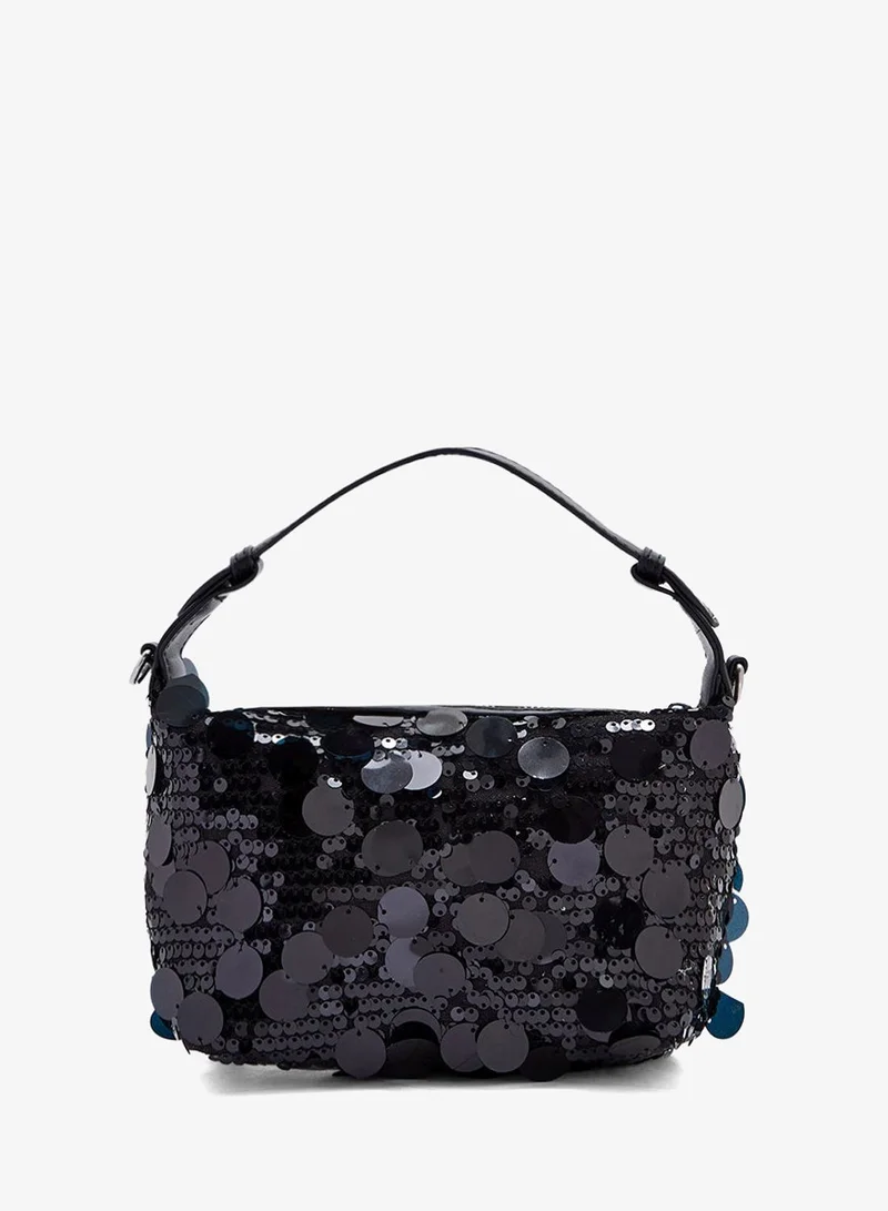 Ginger Boutique Sequined Satchel Bag
