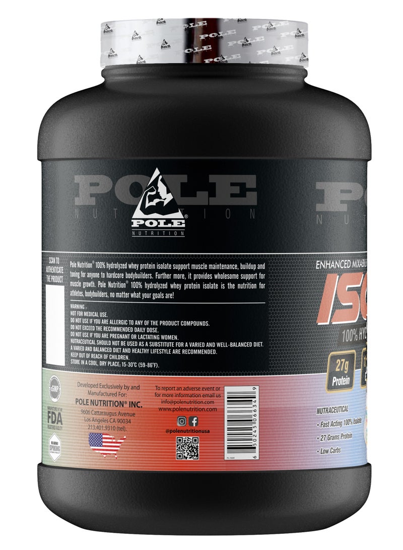 POLE NUTRITION 100% Hydrolyzed Whey Protein Isolate 5 lbs - Frooty Loops - Image 2
