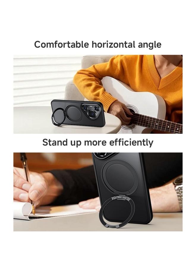 زبون جراب لهاتف Huawei Pura 70 Pro، جراب مغناطيسي دوار 360 درجة، مقاوم للصدمات، تغطية كاملة - Image 3