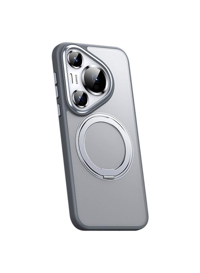 زبون جراب لهاتف Huawei Pura 70 Pro، جراب مغناطيسي دوار 360 درجة، مقاوم للصدمات، تغطية كاملة - Image 1