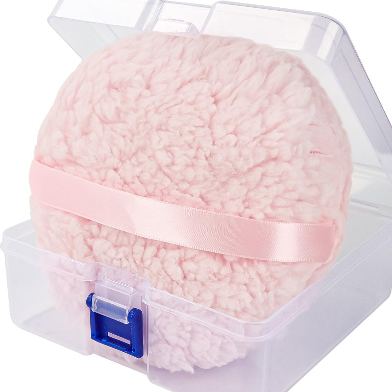 WSYUB Powder Puff 6 Powder Puff for Body PowderBody Powder Puffs and ContainerOversize Dust Puffs for Women