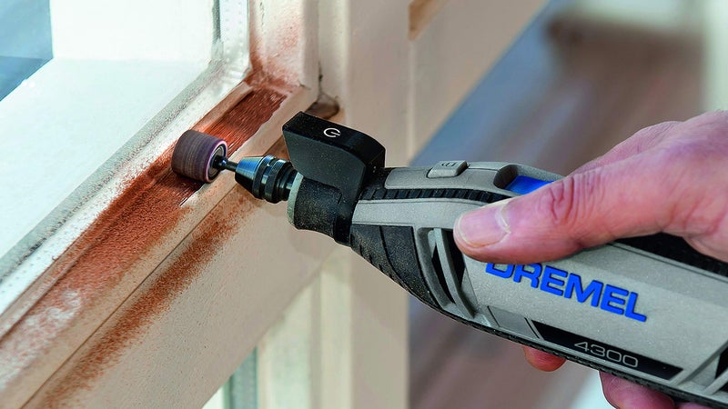 Dremel 709-02 110-Piece All-Purpose Rotary Tool Accessory Kit- Includes a Carving Bit, Sanding Drums, Grinding Stones, Cutting Discs, and a Storage Case, Gray - Image 5