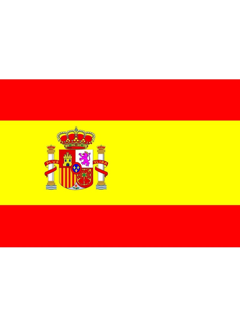 Vitacelli SPAIN Flag National Day Durable Long Lasting For Outdoor And Indoor Use For Building Home And Car Decoration 150X90CM  - Image 3