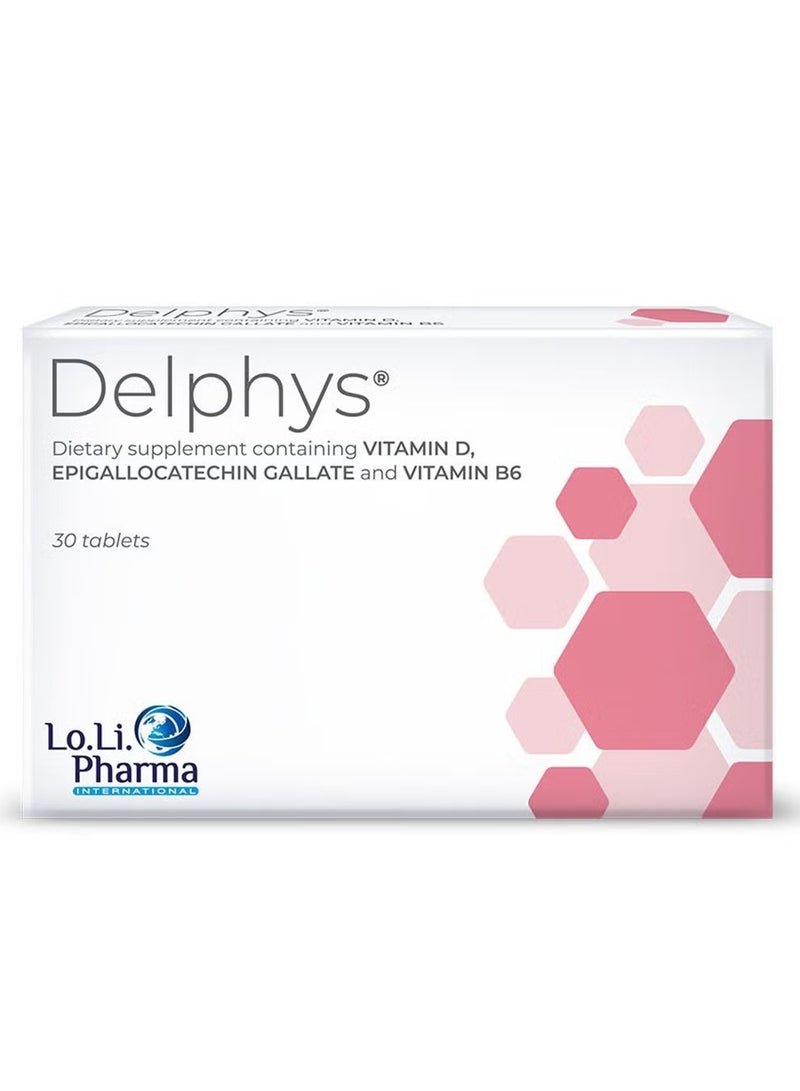 Delphys Vitamin D & Epigallocatechin Gallate Women's Supplement Tablets (30 Tablets)