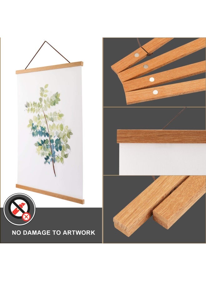 WITCOLOR Magnetic Poster Hanger Frame 8x10 8x12 8x20 Poster Frames Wood Wooden Magnet Hanging Kit for Walls Print Poster Canvas Artwork Diamond Painting - Image 3