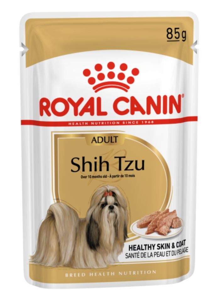 ROYAL CANIN Breed Health Nutrition Shih Tzu (WET FOOD - Pouches) 12 x 85g - Image 1