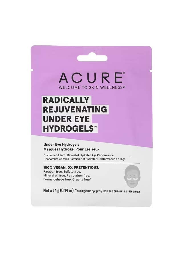 Acure Radically Rejuvenating Under Eye Hydrogels 2 Single Use Eye Gels - Image 1