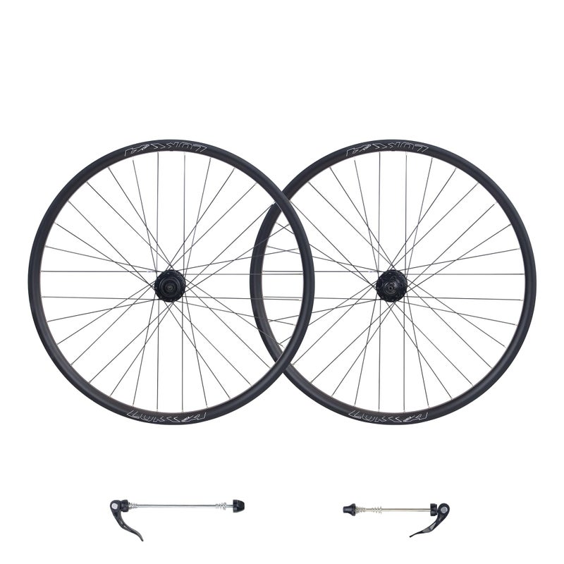 WEEROCK Bike 26 Inch MTB Wheel Set Aluminium Alloy Double Wall Rims for Mountain Bikeï¼Œ Front & Rear Wheelsets with Bearing Hubs for DISC Brake compatibes with 7/8/9/10/11 Speeds Cassette - Image 4