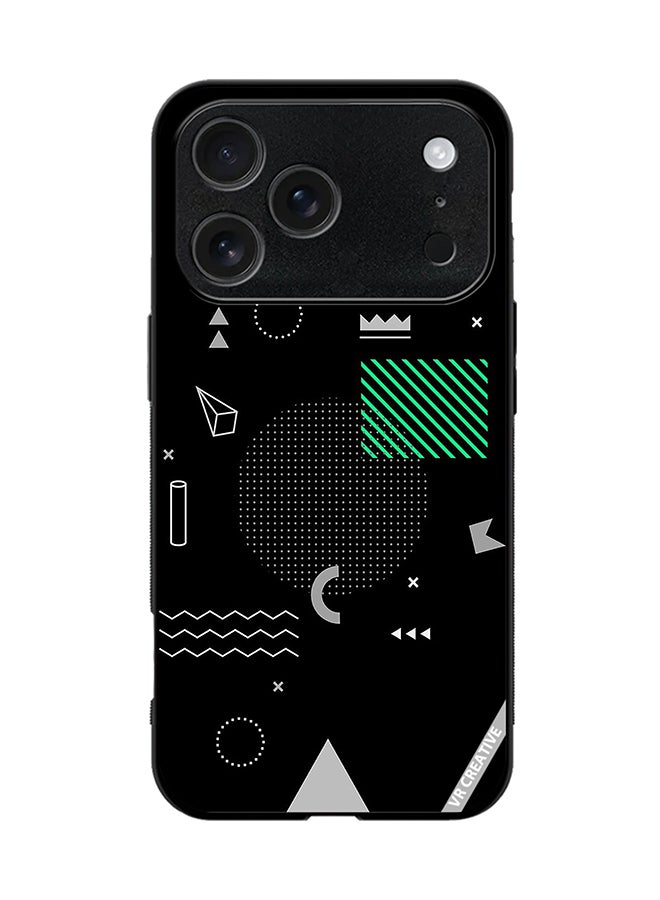 VR CREATIVE Protective Case Cover For Apple iPhone 17 Pro Geometric S Design Multicolour