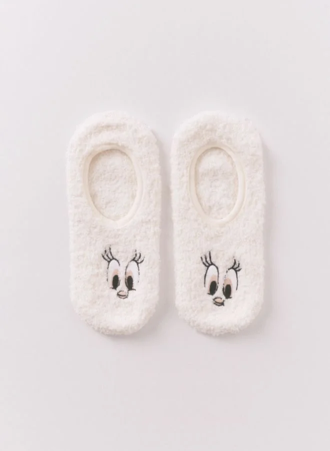 women'secret Beige Socks Slip-On Socks