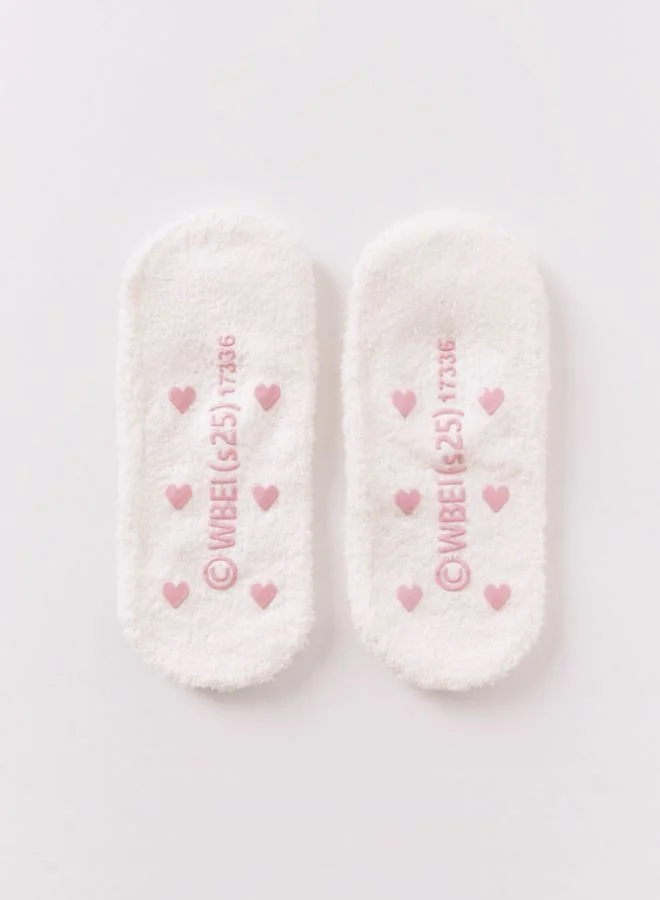 women'secret Beige Socks Slip-On Socks
