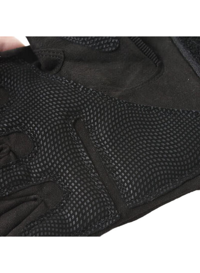 Lac Tactical Fingerless Gloves For Men, Combat Sports Hard Shell Protective Non-Slip Outdoor Cycling Gloves Motorcycle Gloves M - Image 2