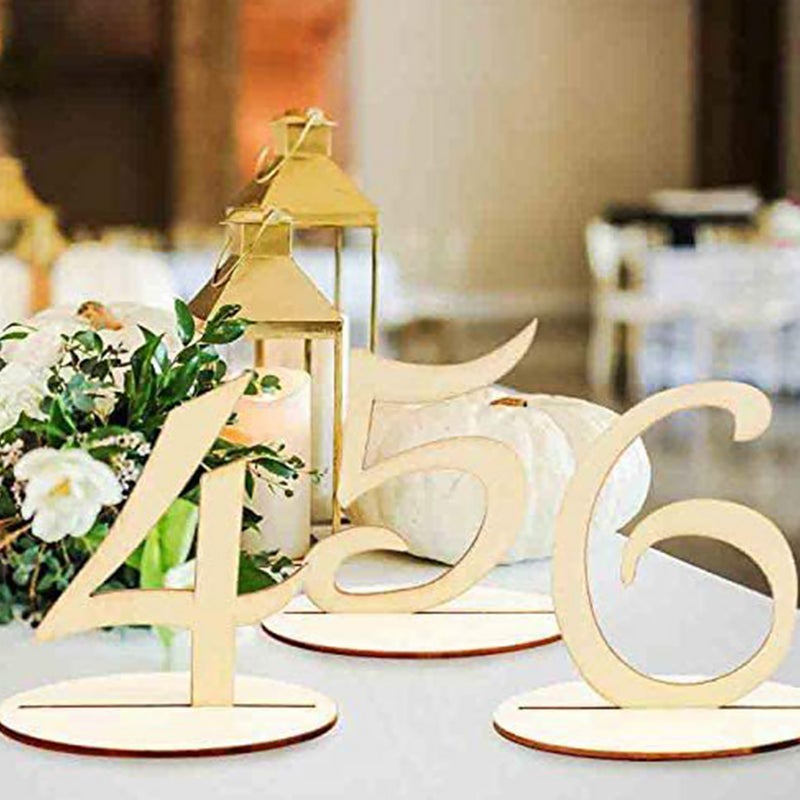 20Pcs Desktop Numbers Adornments Numbers Furnishing Articles Party Desk Ornament - Image 1