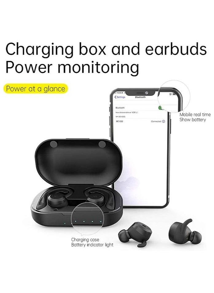Generic - 20 Hours Play time Swimming Waterproof Bluetooth Earphone Dual Wear Style Sport Wireless Headset Tws Ipx7 Earbuds Stereo - Image 1