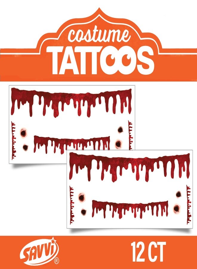 Savvi Halloween Temporary Tattoos - 3D Scar Stitches, Hyper-Realistic, Waterproof, 1 Piece - Image 3