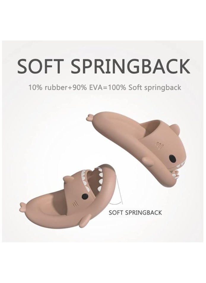 YOMA - Shark Slippers Non-Slip Flat for Adult and kids Sandals Soft and Comfortable Slippers for Outdoors or Indoors - Image 1