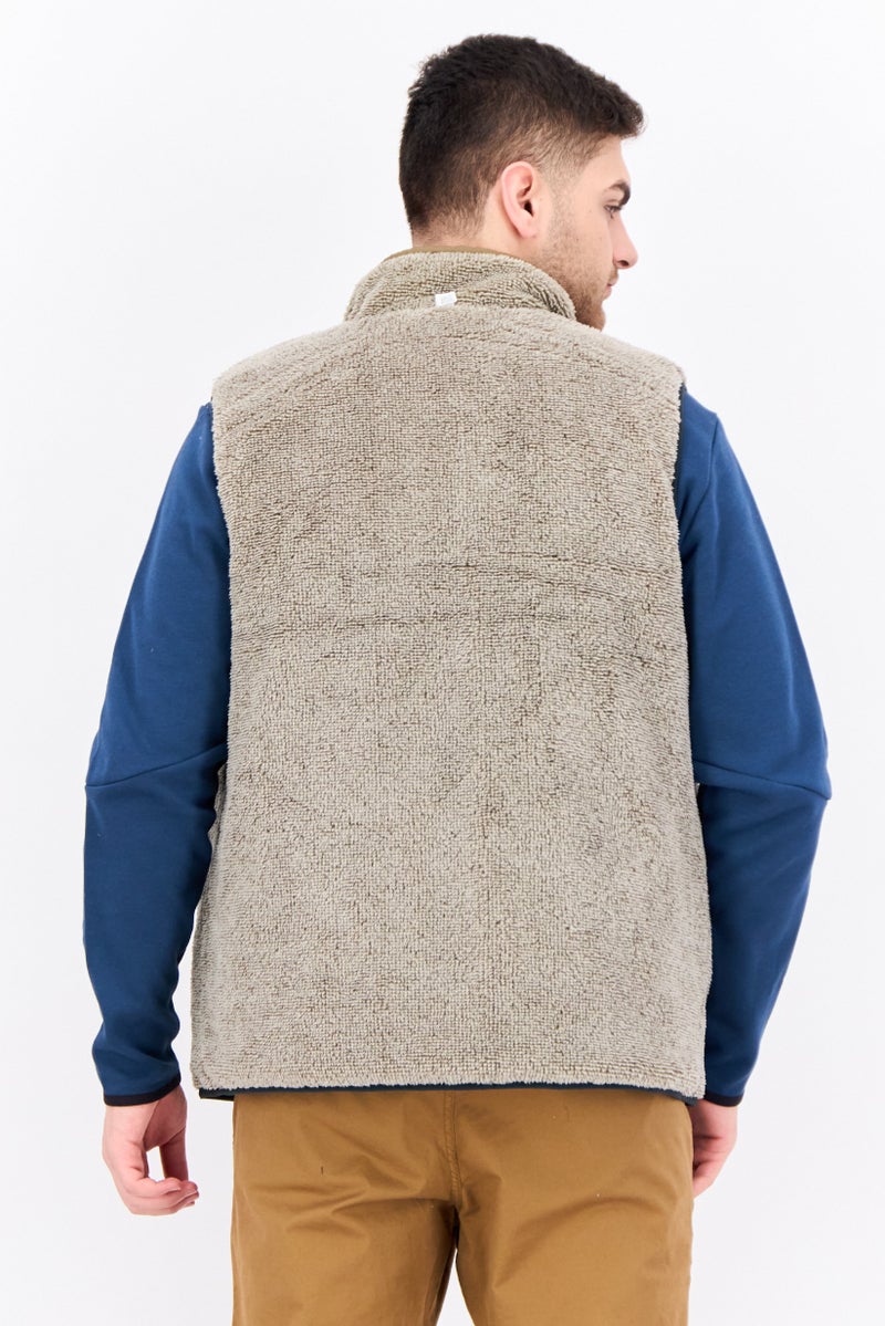 Free Country Men Quilted Vest Jacket, Dark Brown - Image 5