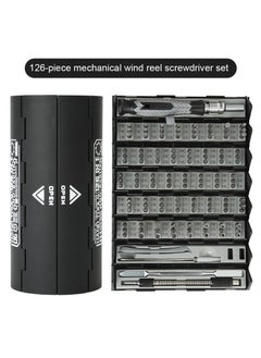 King'sdun 126 in 1 Multifunction Precision Screwdriver Set Magnetic Bits Tool Repair Kit Screwdrivers for Phone Watch Computer Screwdriver (Black)  - Image 2