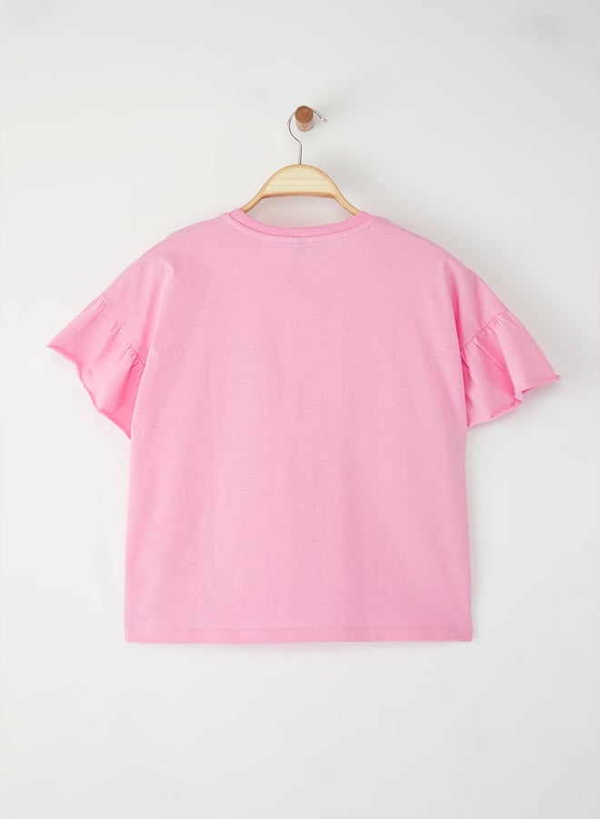 trendyol Women Pink T-shirt - Image 5