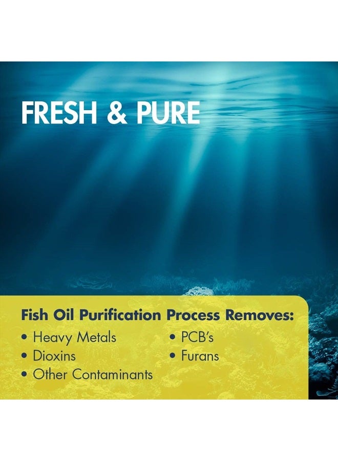 KAL Ultra Omega 3-6-9 1200mg | Fish Oil w/Cold Pressed Flaxseed & Borage Oil | Skin, Hair, Heart, Memory | 200 Softgels - Image 4