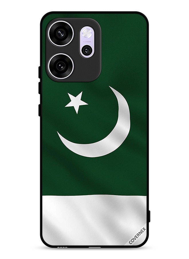 Covernex Oppo Reno14 F Protective Case Cover Pakistan Flag - Image 1