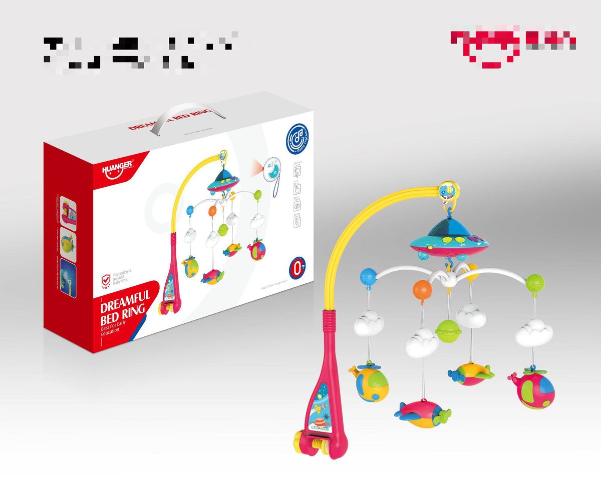 Generic Baby Crib Mobile Toy with Pull-String for Visual Tracking and ...