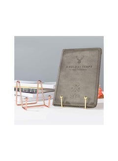 The Bros 2 Pcs Book Display Rack Iron Art Display Stand Plate Dish Photo Holder Stand Picture Frames for Wedding Home Store  - Image 3