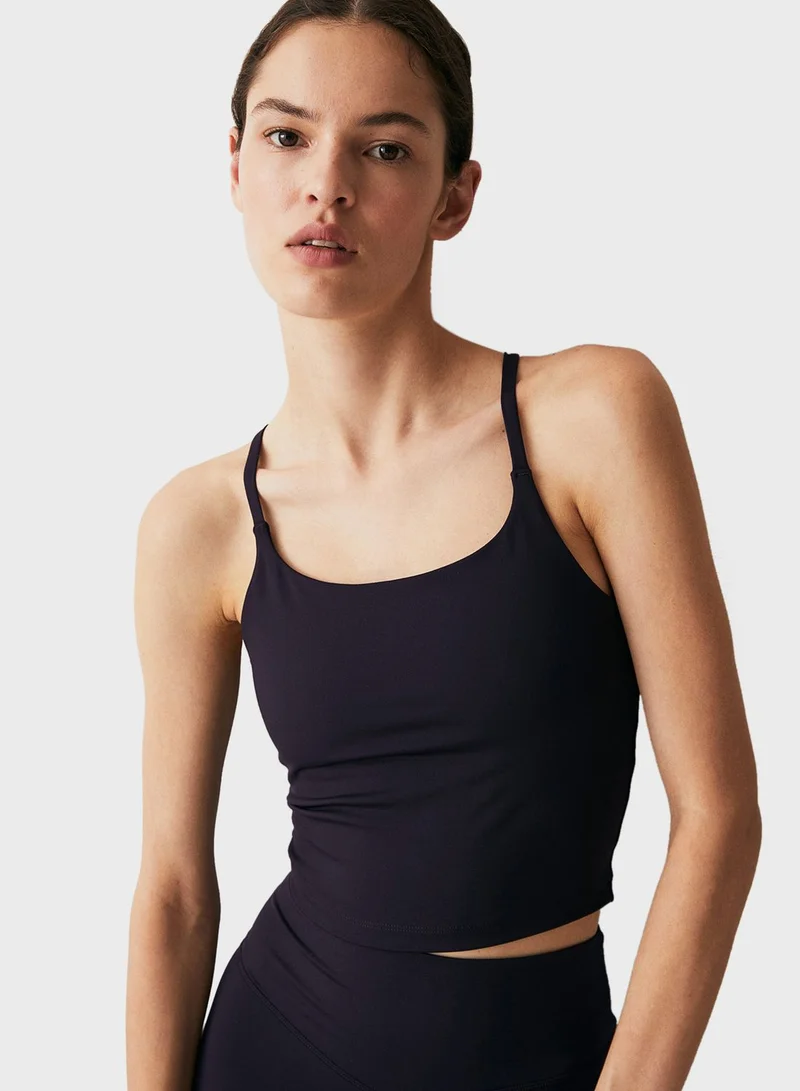 H&M Strap Detail Crop Top