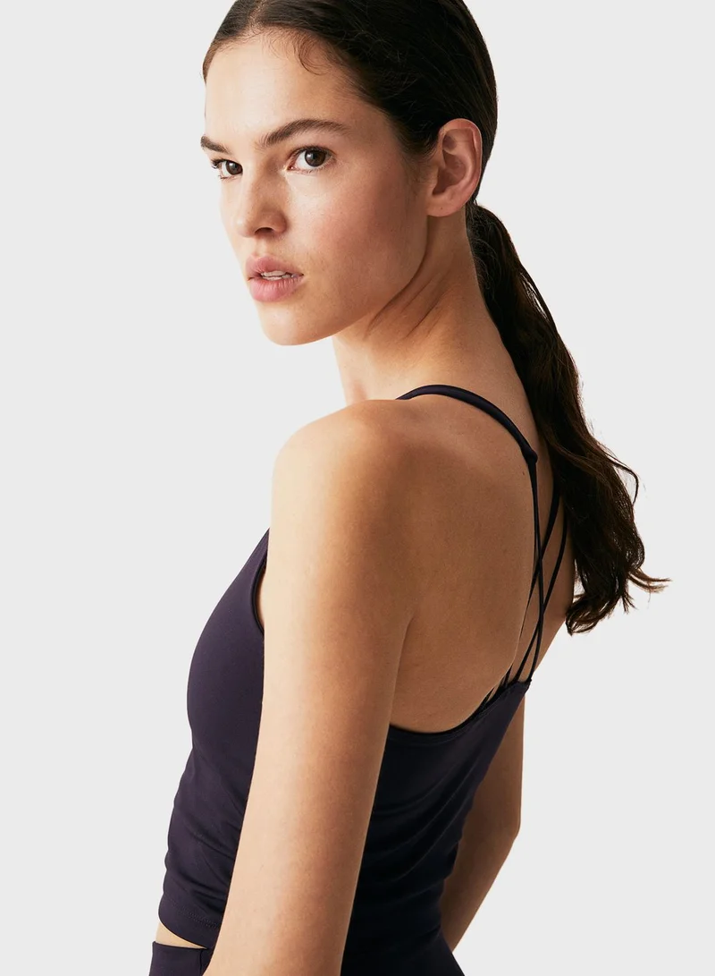 H&M Strap Detail Crop Top