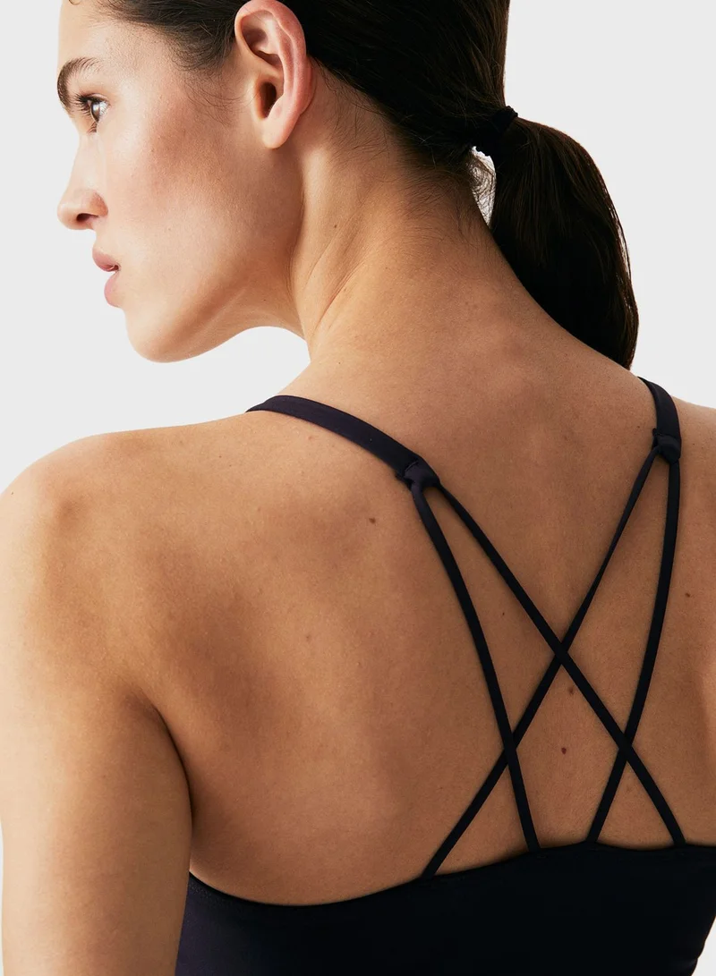 H&M Strap Detail Crop Top