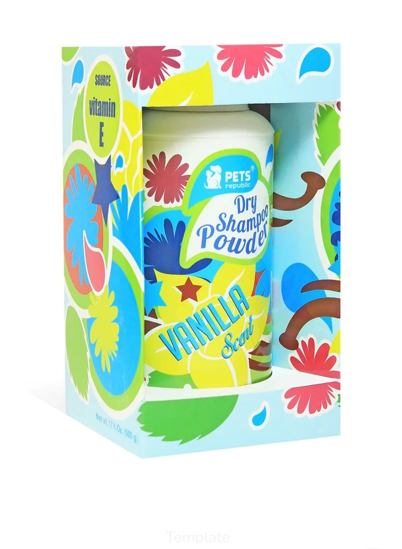 Pets Republic Pet Shampoo Powder Vanilla Scent 500 gr