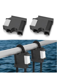 Excefore Huntury Boat Fender Hanger, Boat Rail and Cleat Fender Clips, Adjustable Pontoon Boat Accessories, Boat Bumper Clips, Quick Connect and Release Fender Lines, for Fender Cleats Bumpers  - Image 1