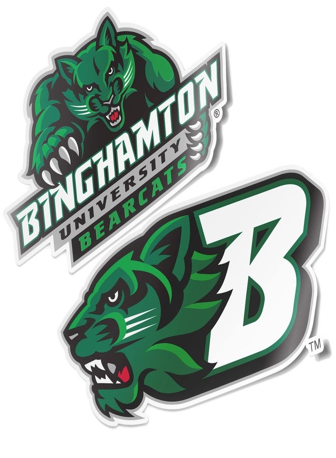 Desert Cactus Binghamton University Sticker Bearcats Vinyl Decal Laptop Water Bottle Car Scrapbook (4 Inch Set V1) - Image 1