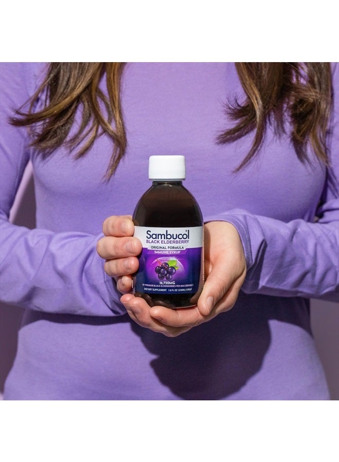 Sambucol Black Elderberry Syrup - Sambucus Syrup, Black Elderberry Liquid, Immune Support for Kids and Adults, High Antioxidants, Gluten Free - Original Formula, 7.8 Fl Oz, 2-Pack - Image 5
