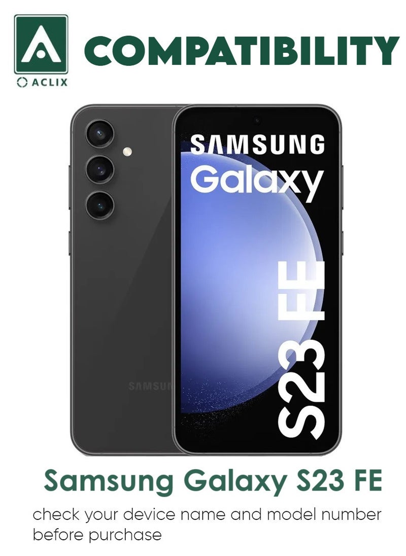 أكاليكس جودة ممتازة، حماية شاشة، لهاتف سامسونج جالاكسي S23 FE - Image 3