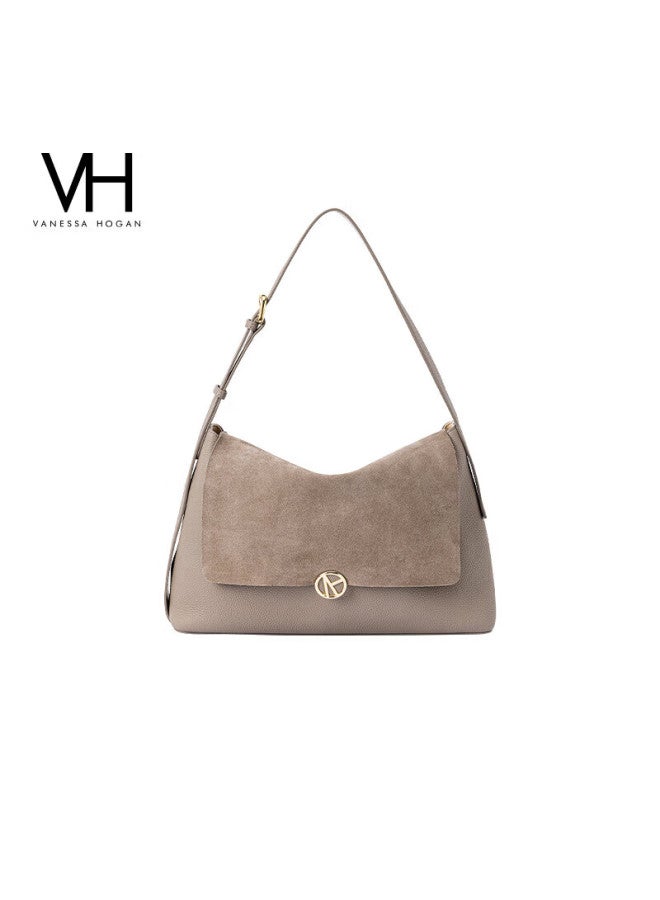 Vanessa Hogan Vh Women's Handbag, New Year Gift, Zhehe Soft Leather Large Capacity Crossbody Bag, Light Luxury Niche Shoulder Bag For Girlfriend - Image 5