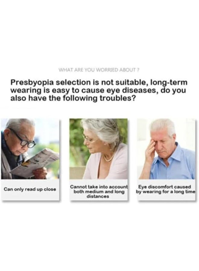 MySouq-Store Women Cat Eye Reading Glasses Anti Blue Light Magnifying Computer Glasses Clear Lens Black Frame Plus Reading Glasses As Shown+2 - Image 2