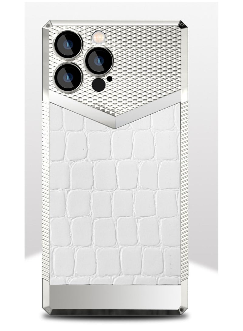 Loquat Suitable For iPhone Crocodile Pattern Leather Phone Case