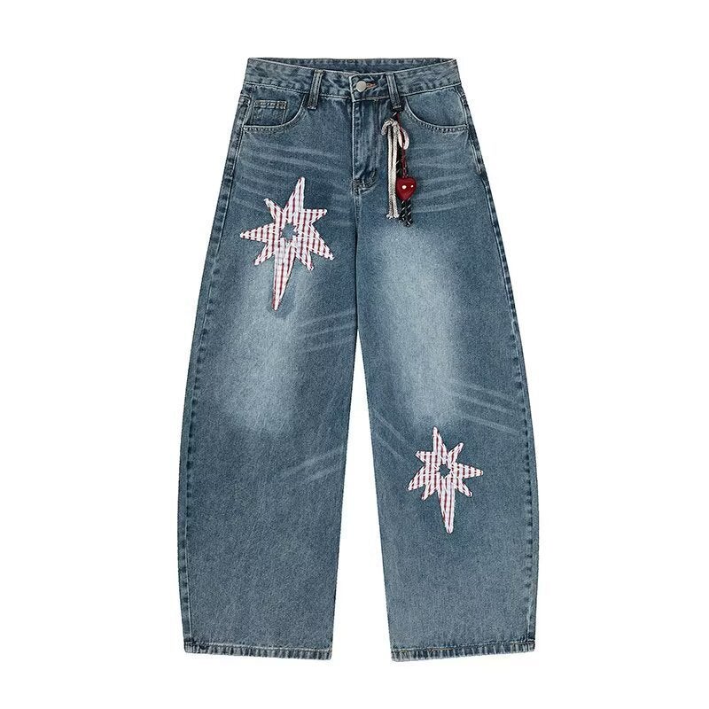 Unisex Casual Daily Denim Jeans - Image 1