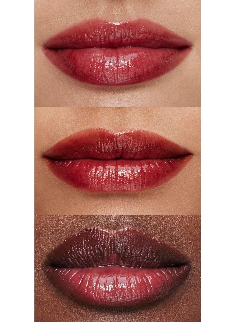 إلف قلم تكبير الشفاه إلف باوت كلاوت، مرطب شفاه مغذي للون شفاف ولمعان، يملأ الشفاه ويرطبها، نباتي ولم يُختبر على الحيوانات، بنكهة الكرز الداكن - Image 4