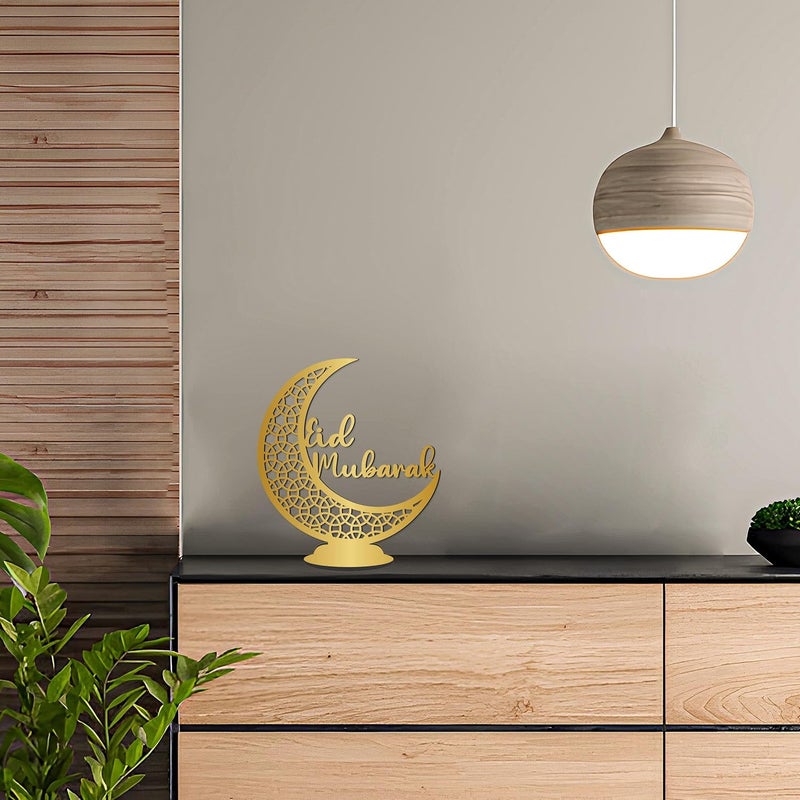 Sketchfab زخرفة طاولة هلال عيد مبارك من سكيتش فاب - تصميم هلال | أفضل هدية - Image 3