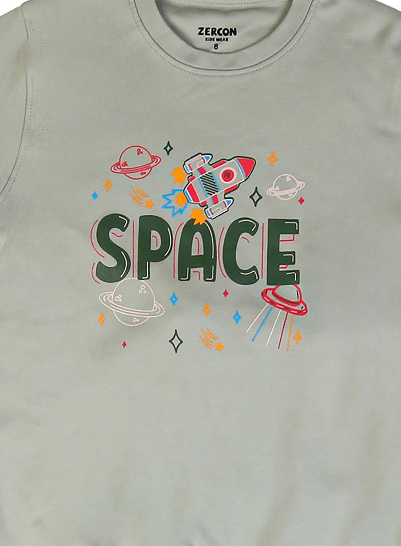 زيركون بيجامة ولادي خريفي - 3105 - Image 2