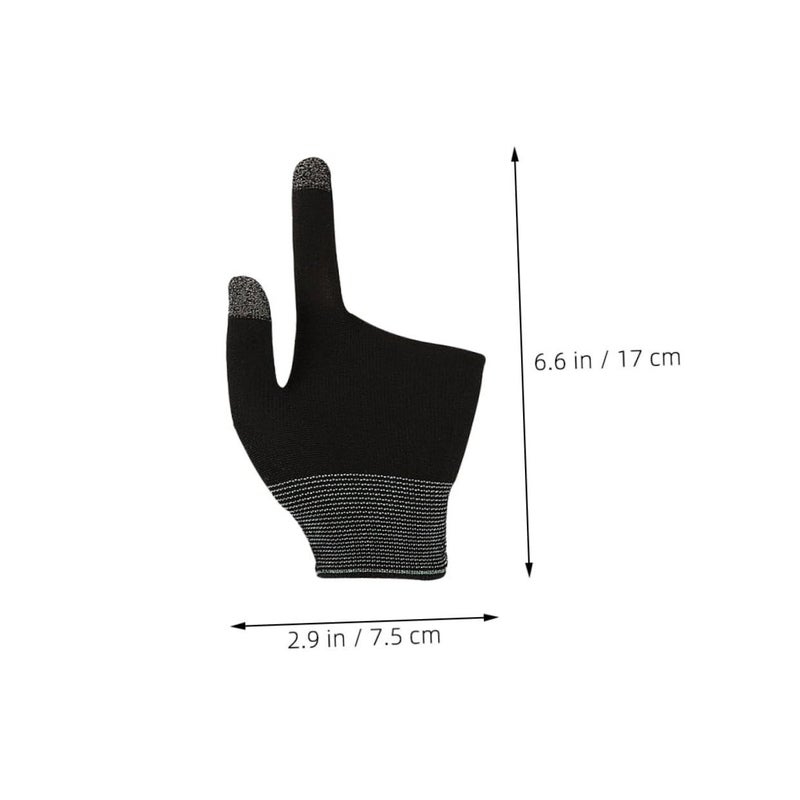 Breathable Touch Finger Gaming Gloves 2 Pairs For Men Mobile Phone Game Thumb Sleeves - Image 3