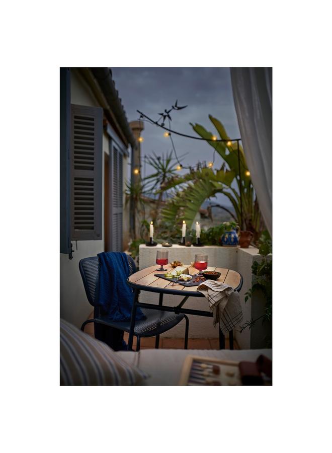 زبون كرسي داخلي/خارجي، أسود-أزرق - Image 4