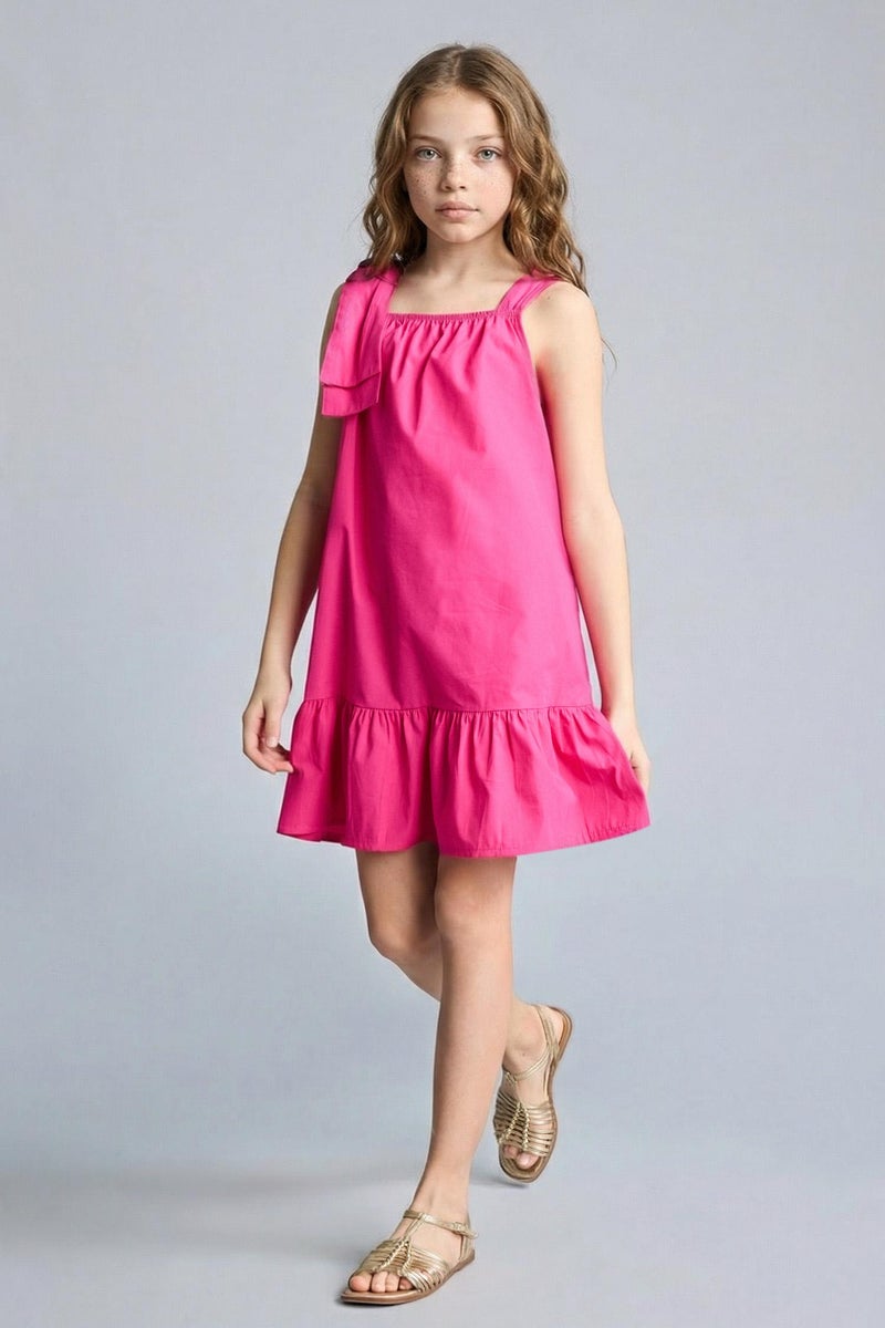 DeFacto Pink Girl Girl Sleeveless Dress Casual - Image 4