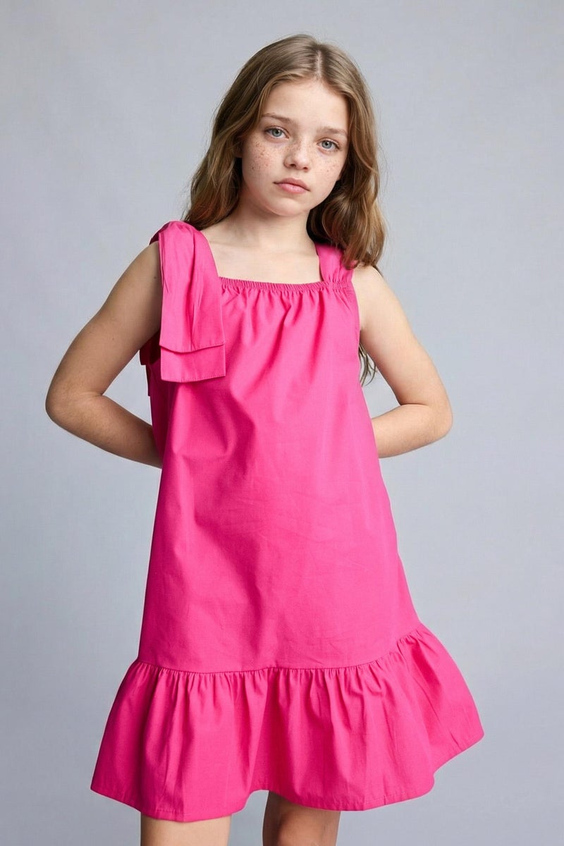 DeFacto Pink Girl Girl Sleeveless Dress Casual - Image 5